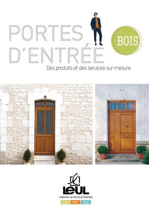 Catalogue Porte d'entrée Bois