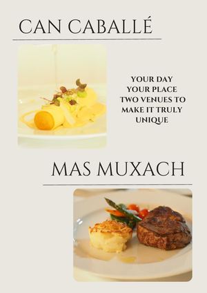Menú Wedding Package