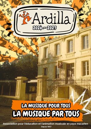 Plaquette 20262027 Ardilla