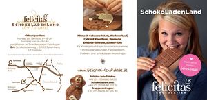SIB-Flyer Felicitas Schokoladenland