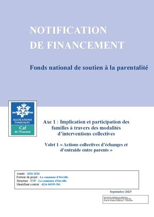 DM 22 2026 - Annexe - Action Jeu Et Parentalité à L’espace F. DOLTO 2026 - Notification CAF