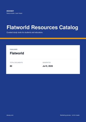 Flatworld Resources & Test Banks