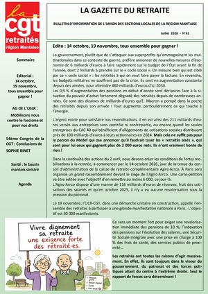 Journal Juillet 2026