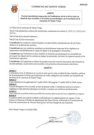 Arrete Annulation Feu D Artifice