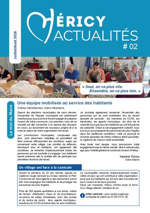 Héricy Actualités #2 Juillet/Août 2026