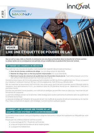 253 Maxinov Lire Etiquette Poudre De Lait