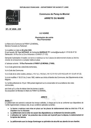 PERMISSION DE VOIRIE RUE PARMENTIER (1).
