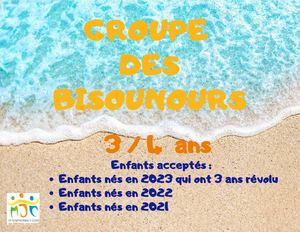 Bisounours 3 4 Ans éTé 2026