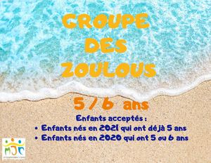 Zoulous 5 6 Ans éTé 2026