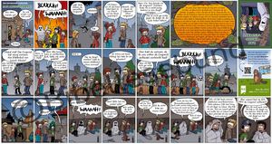 Das Angstgespenst Halloweenflyer Copyright