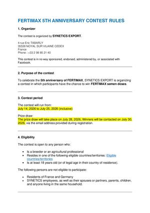 Participation Terms And Conditions Synetics Export Giveaway