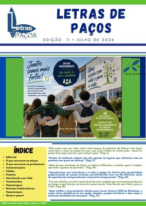 Edição 11 Jornal Escolar "Letras de Paços"