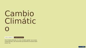 Cambio Climatico