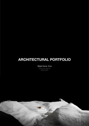 Architectural Portfolio Shportova Eva