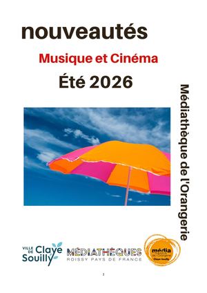 Nouveeux CD et DVD été 2026