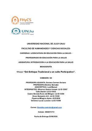 Del Enfoque Tradicional a un Salto Participativo