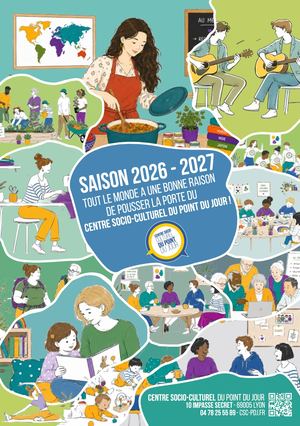CENTRE SOCIO-CULTUREL DU POINT DU JOUR | SAISON 2026>2027