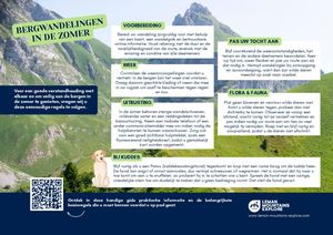 Bergwandelkingen in de zomer - Goede tips