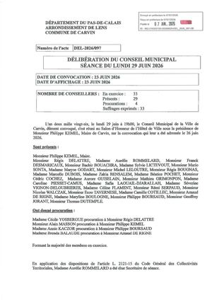 Modification PLU 2026 - Délibération du CM