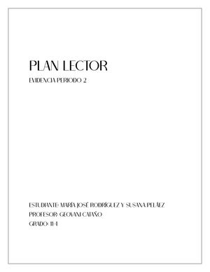 Plan Lector