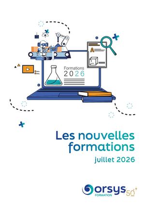 Les nouvelles formations - juil.2026