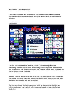 Buy Verified Linked In Account