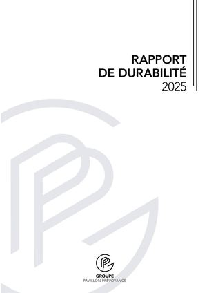 Groupe Pavillon Prévoyance Rapport Durabilité 2025