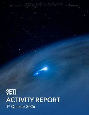 SETI Institute Activity Report Q1 2026