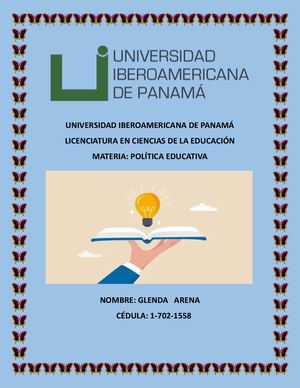 Album Digital De La Constitución Política De La Educación Panameña Glenda