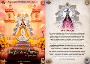 Programa Festividad 2026 Hivp De la Iglesia Belen de Trujillo