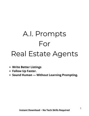 Real Estate Prompts