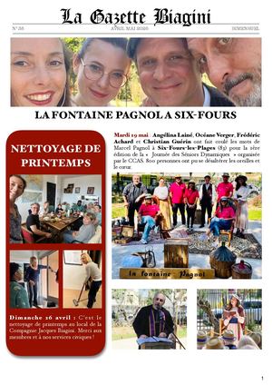 Cie Jacques Biagini 38 Avril Mai 2026
