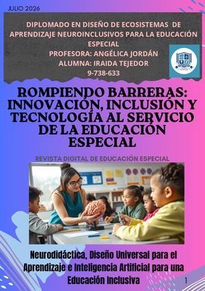 Revista  Iraida Tejedor