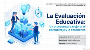 La Evaluación educativa
