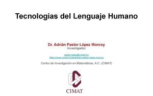 M5U1 - Presentación - Introducción al Procesamiento de Lenguaje Natural