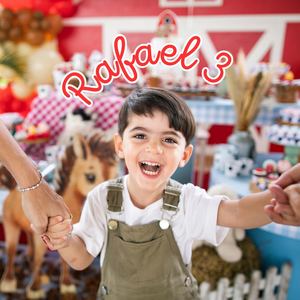 Rafael 3 Anos 25x25 Sem Caixa