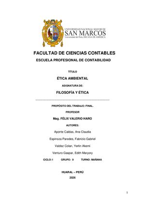 ÉTICA AMBIENTAL: CUIDANDO NUESTRO FUTURO