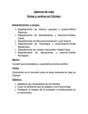 Agencia De Viaje