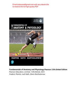 Fundamentals of Anatomy and Physiology Global 12th Edition Martini, Nath pdf