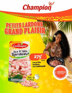 Catalogue Champion Tahiti - Petits Prix 2 - 15 au 26 juillet 2026
