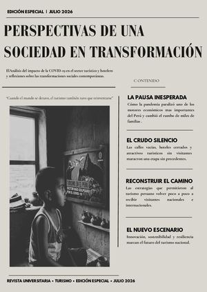 Perspectivas de una sociedad en transformación