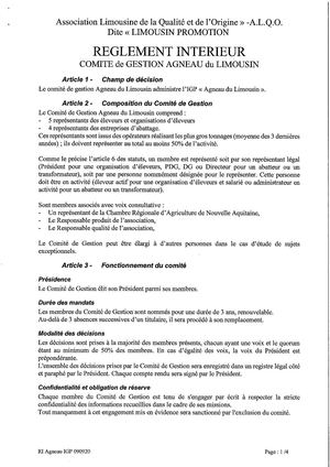 RI Agneau du Limousin IGP