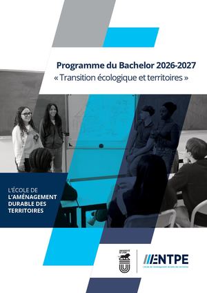 Programme Bachelor 2026-2027