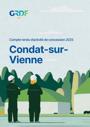 Compte-rendu d'activité de concession 2025 - Condat-sur-Vienne - GRDF