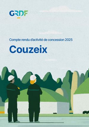 Compte-rendu d'activité de concession 2025 - Couzeix - GRDF