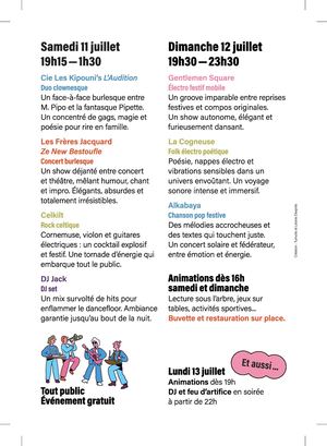 Les Nuits du Rhône - Programme 2026