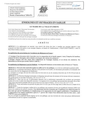 AR1 2026 01089 - ARR CHAP CHAP DABALIL VIA AR1 2026 074 20260709 - 63 Place René Goblet Publiée Le 10 07 2026