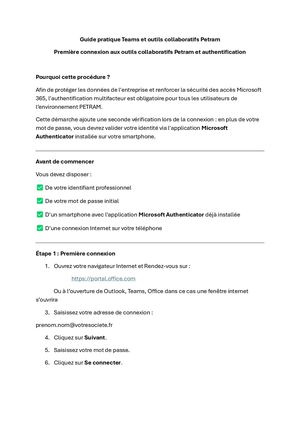 Gp Première Connexion Aux Outils Collaboratifs Et Authentification