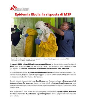 Emergenza Ebola: la risposta di MSF