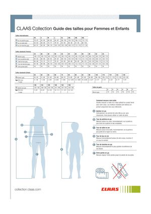 Guide Taille Femme - enfant